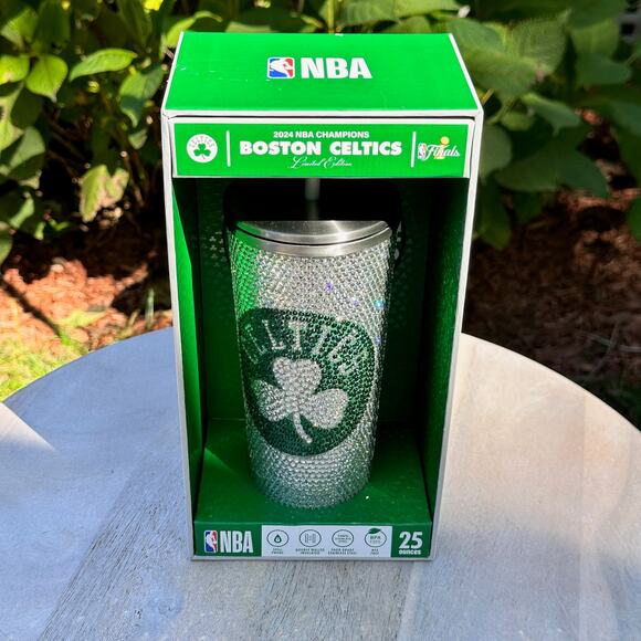 NBA Boston Celtics 25oz Bling Journey in Collectors Box BPA Free Spill Proof New - Picture 10 of 10